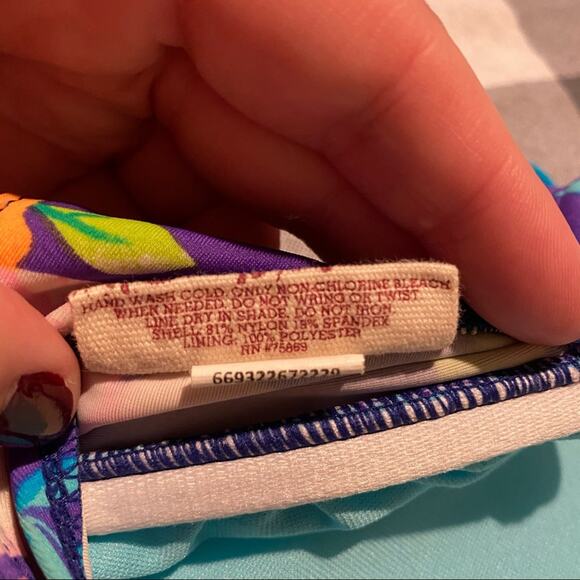 SO Floral Bandeau Bikini Top Juniors Size Medium - Picture 6 of 7